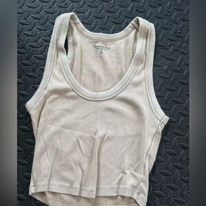 Abercrombie & Fitch Cream Tank Top
